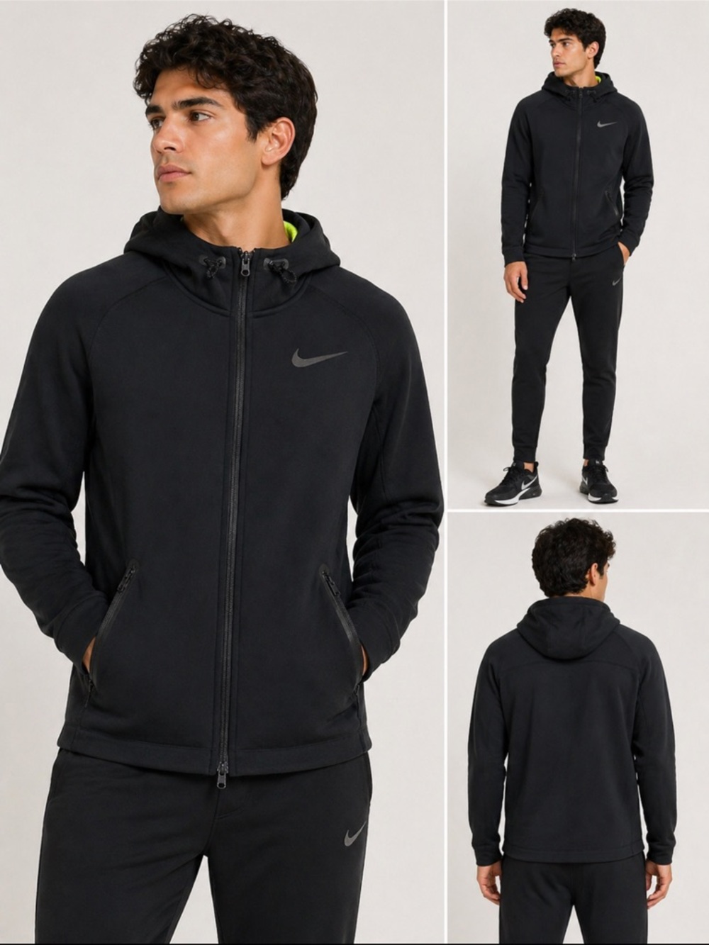 Nike Black Full-Zip Performance Hoodie Jacket